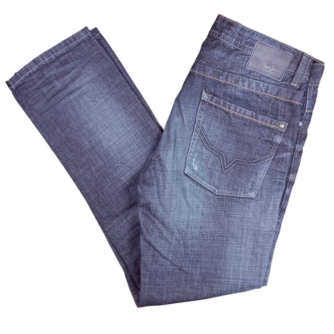 Pepe London Mens Regular Fit 'Cash' Jeans- Size 33R