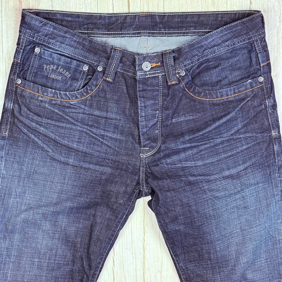 Pepe London Mens Regular Fit 'Cash' Jeans- Size 33R