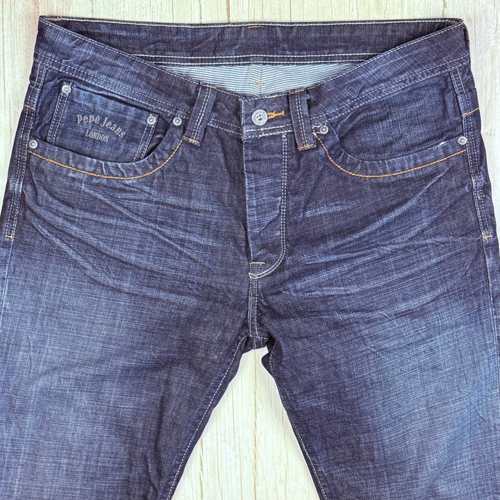 Pepe London Mens Regular Fit 'Cash' Jeans- Size 33R