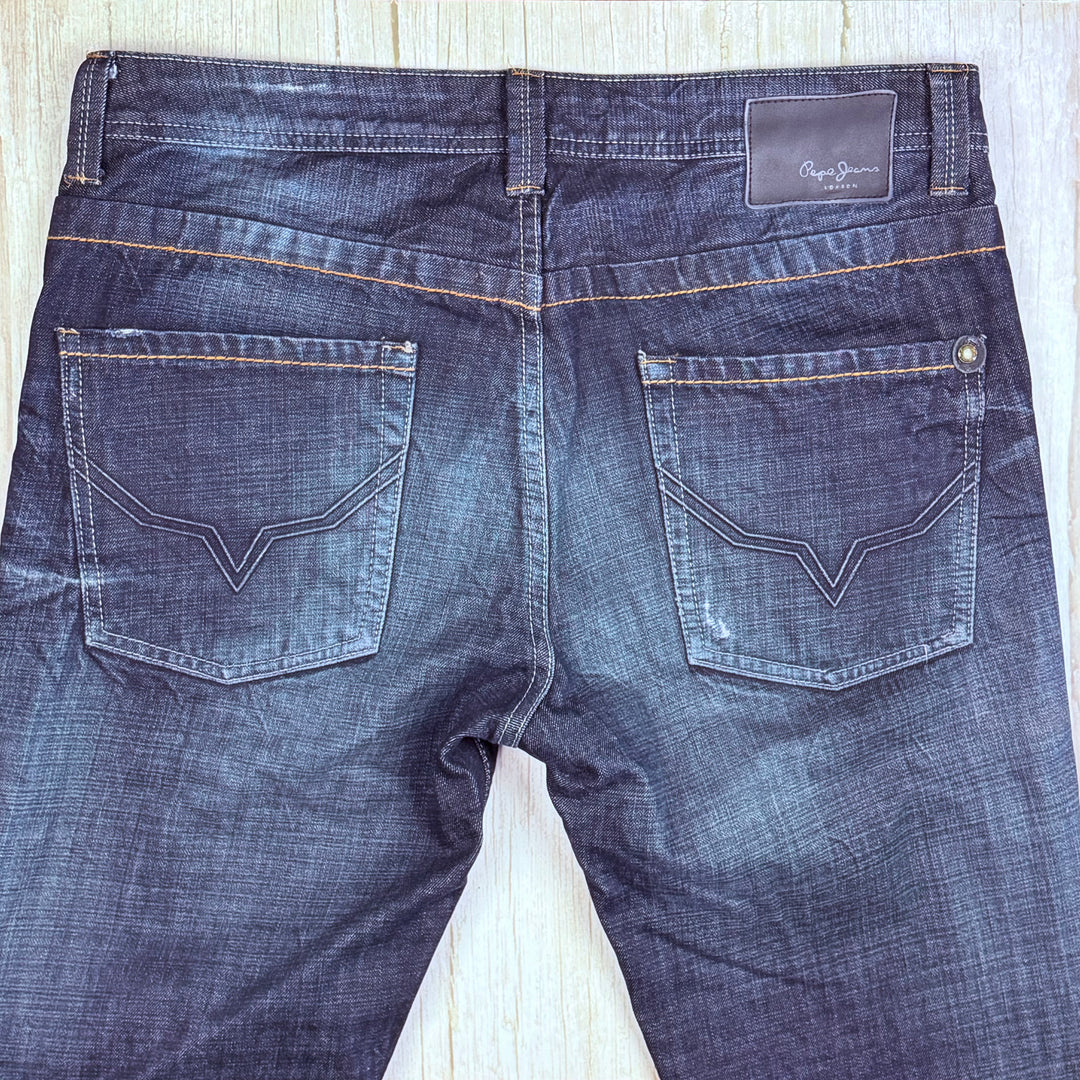 Pepe London Mens Regular Fit 'Cash' Jeans- Size 33R