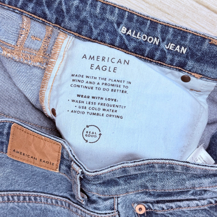 American Eagle 'Balloon' Barrel Leg Jeans- Size 16