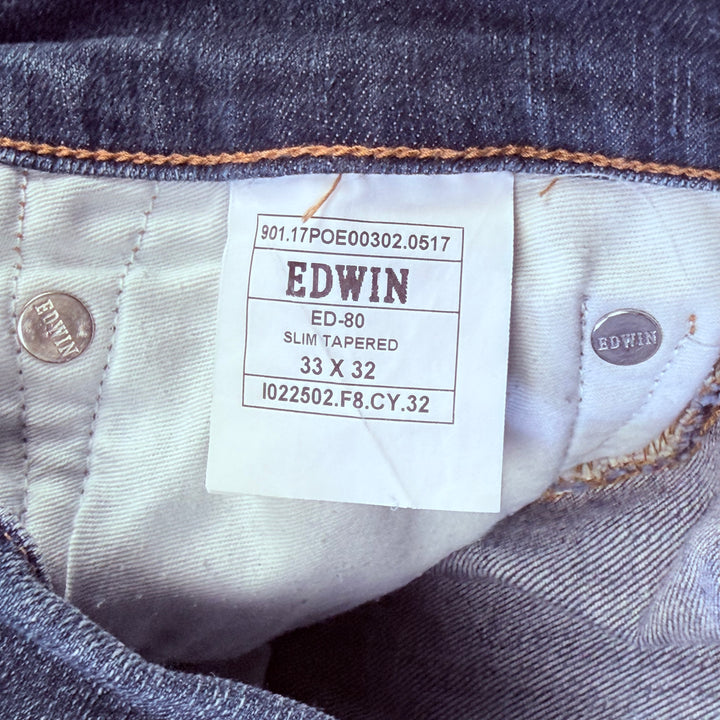 Edwin Japan 'Edwin ED-80' Stretch Straight Jeans -Size 33