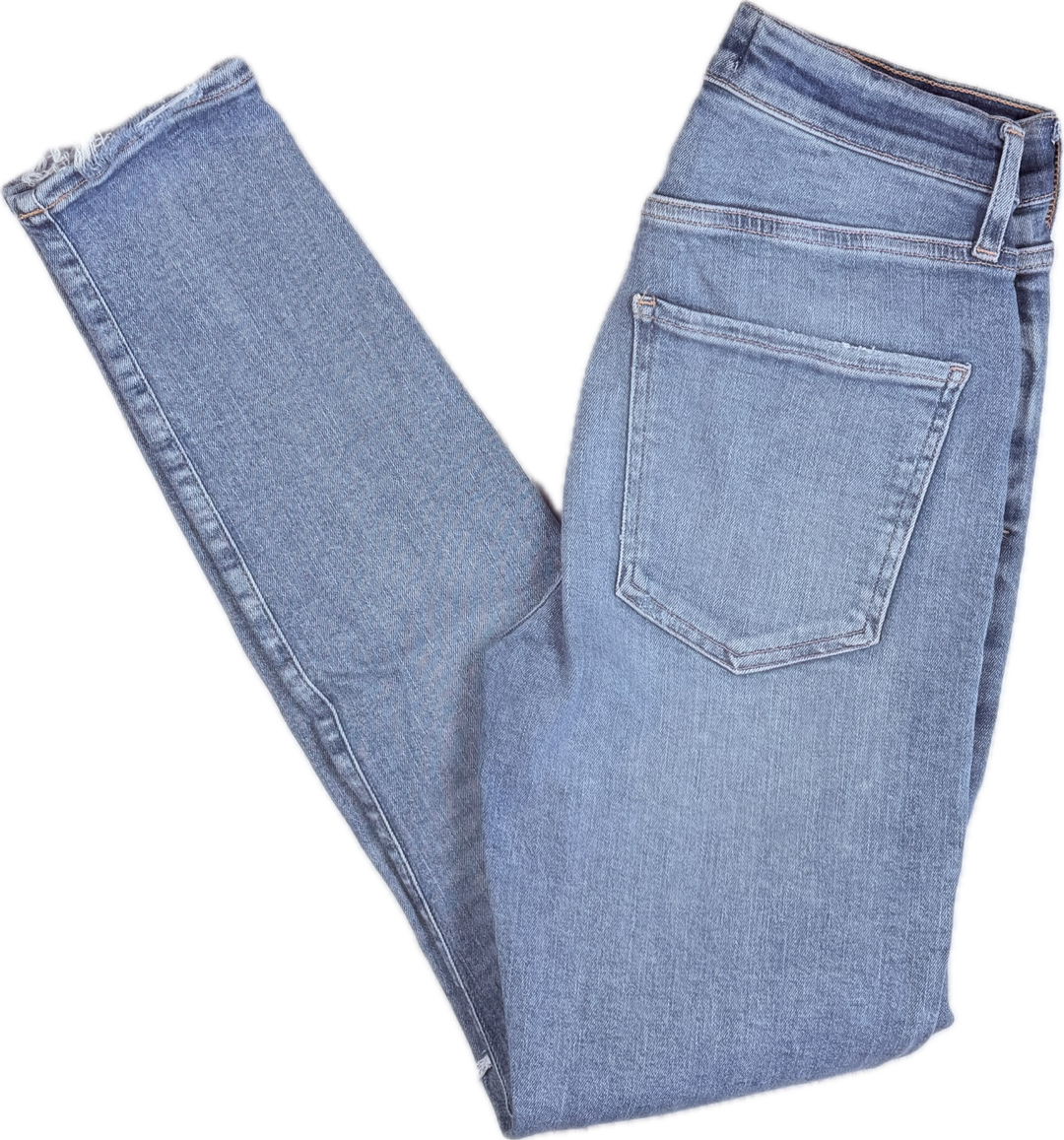 AGOLDE 'Sophie' High Rise Skinny Busted Knee Jeans- Size 26