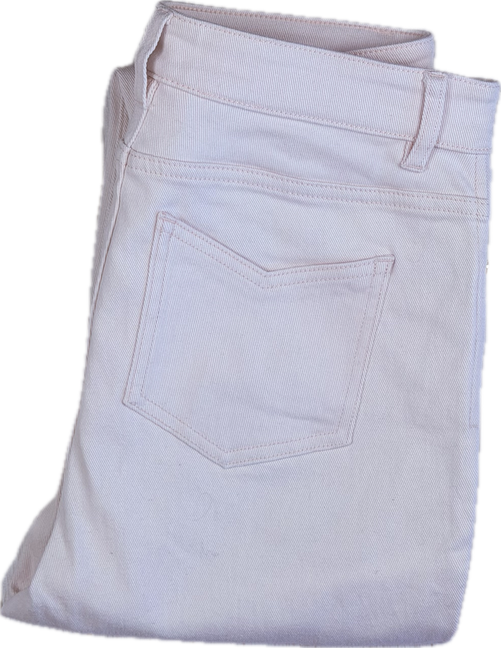 J Brand 'Skinny Leg' Mid Rise White Jeans - Size 26