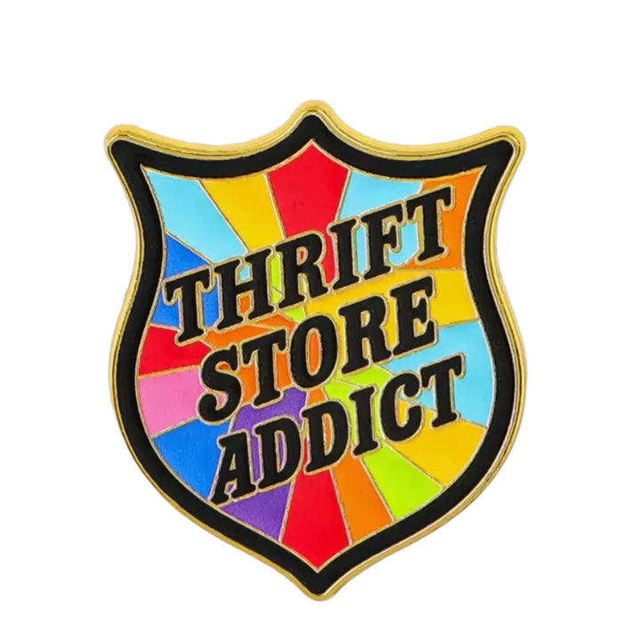 Thrift Store Addict- Op Shopper Enamel Pin
