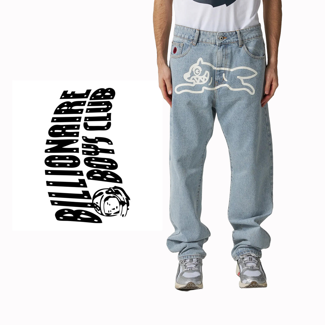 NWT - Billionaire Boys Club Ice Cream 'Running Dog Logo' Jeans- Size 30"