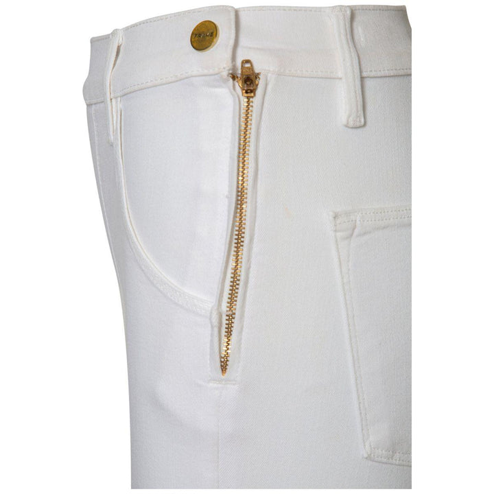 NWT- Frame Denim 'Le Flare de Francoise' White Jeans RRP $455 -Size 28 - Jean Pool