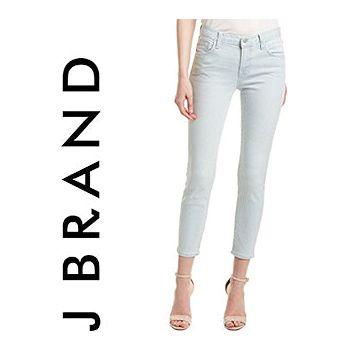 NWT- J Brand 'Capri ' Bleach Stripe Denim Jeans- Size 26 - Jean Pool