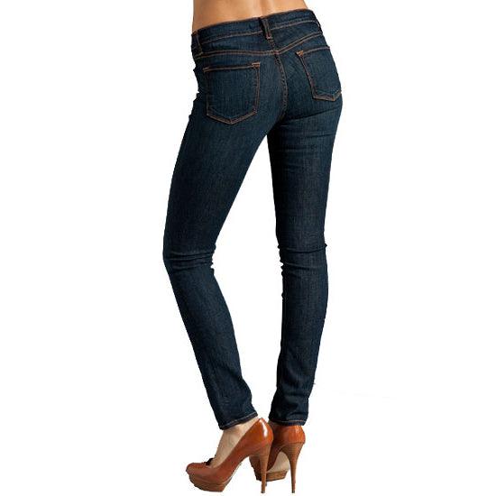 Denim J Brand Pencil Leg J Brand Mid Rise Rail Jeans In 'Dark