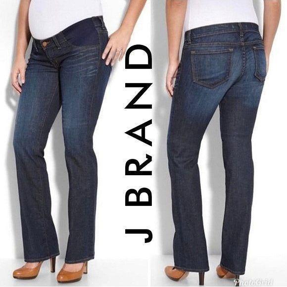 NWT J Brand Mama J Straight Leg Maternity Jeans Size 27 Jean Pool