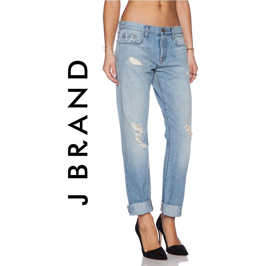 NWT- J Brand 'Sonny' Cropped Oversized Boyfriend Jeans- Size 27 - Jean Pool