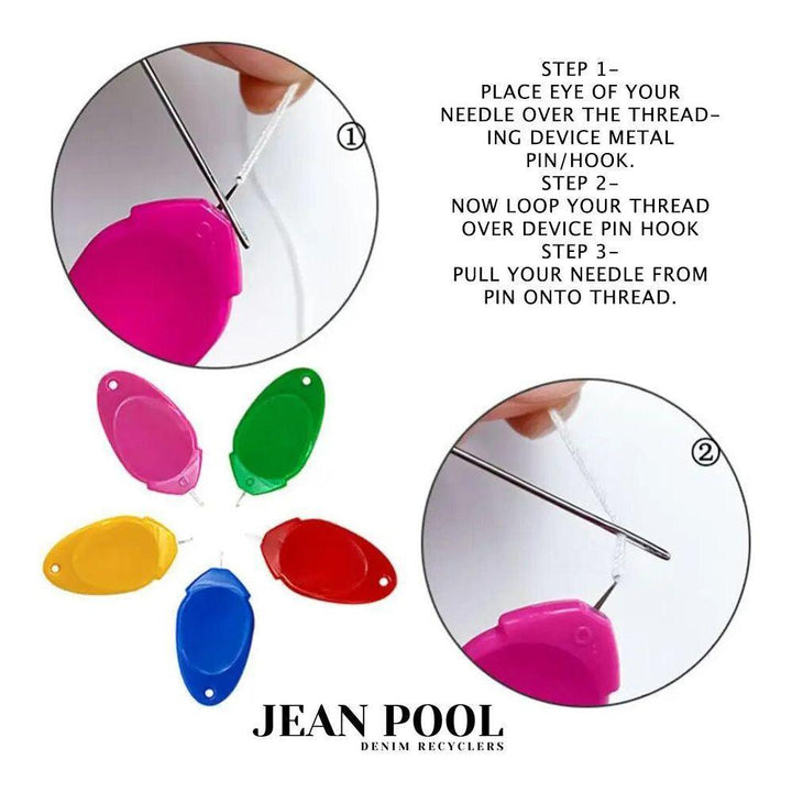 Easy Needle Threader - Mending is better than ending! - Jean Pool