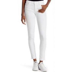 Joe's Jeans 'Annie' Mid Rise White Skinny Jeans -Size 27