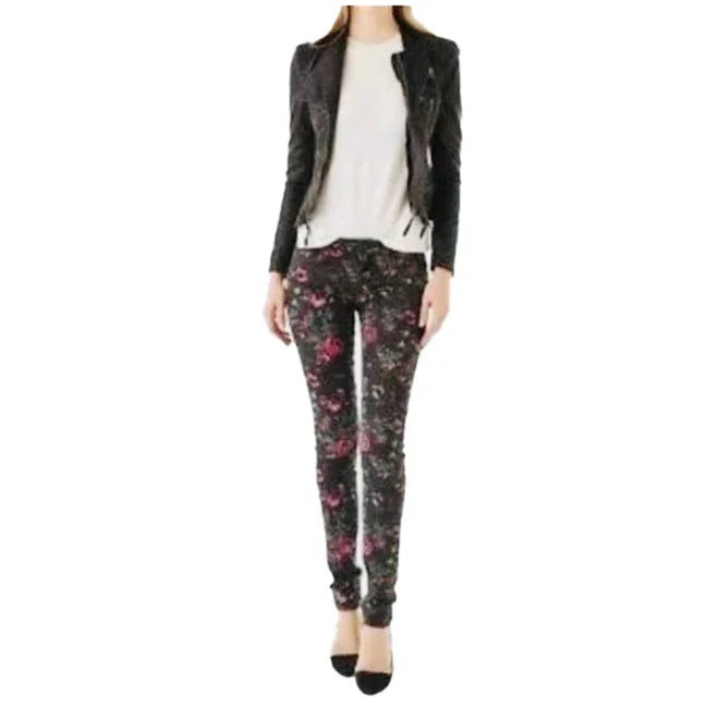 Joes Jeans USA Electric Floral Print Skinny Jeans Size- 30