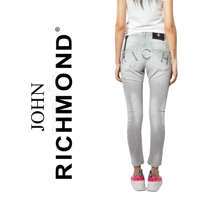 NWT- John Richmond  Logo Seat 'Patti' Jeans- Size 25