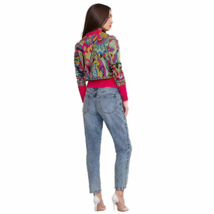 NWT- Johnny Was ‘Palermo' Slim Boyfriend Jeans - Size 28