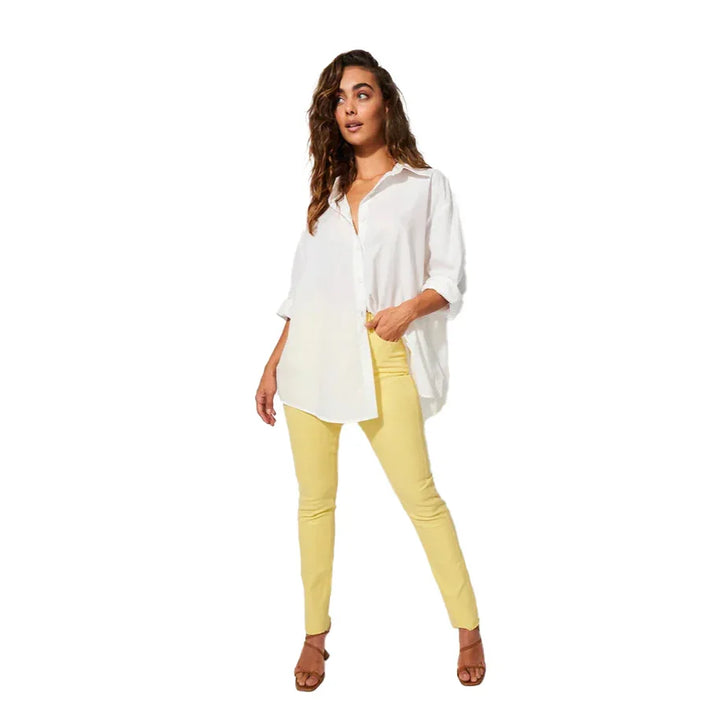Johnny Jeans Yellow Slim Straight Jeans  - Size 27