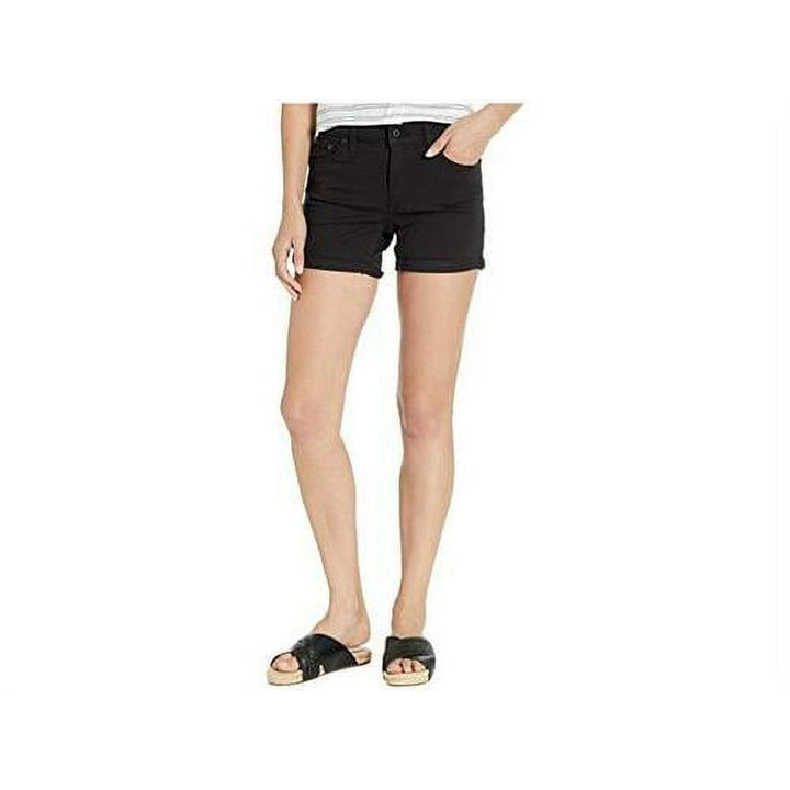 Levis Ladies Black Mid Length Shorts  - Size 26