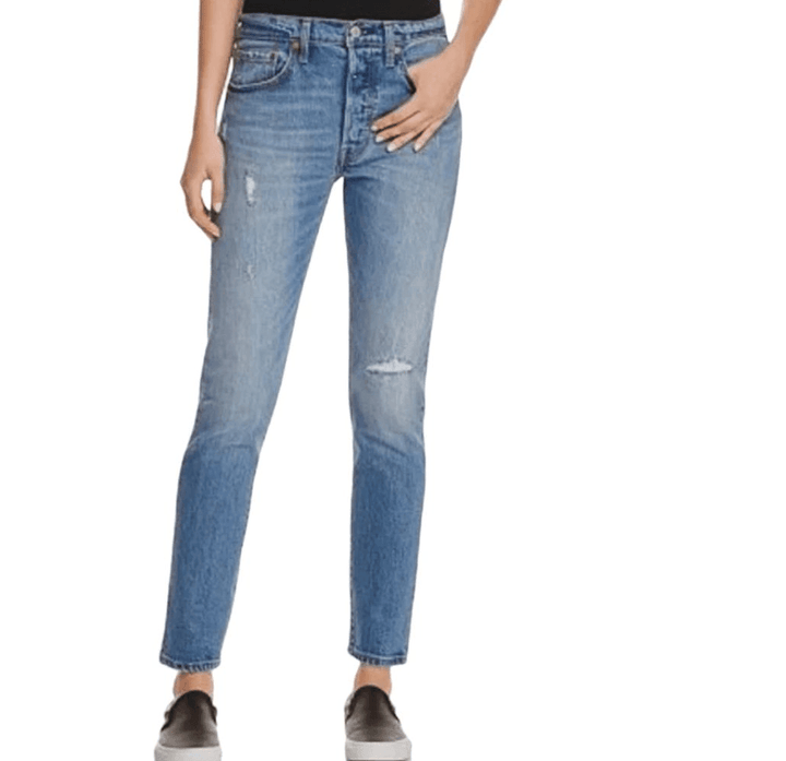 Levis 501 Classic Ladies Denim Jeans -Size 25/32