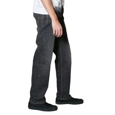 Levis 559 Straight Black Denim Jeans  - Size 36-38