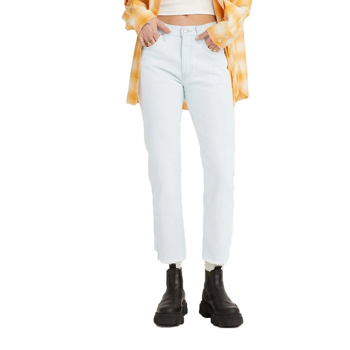 Levis Premium 501s Classic Ladies Denim Ankle Jeans -Size 27/28