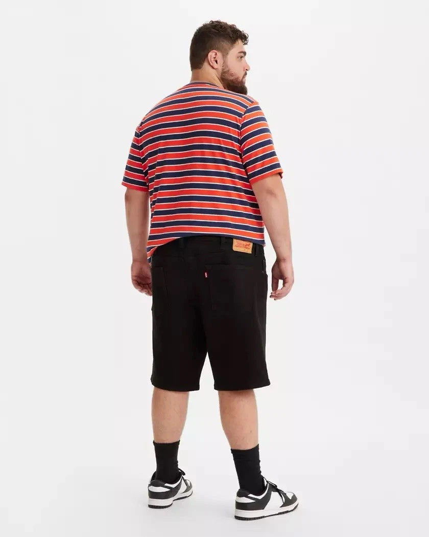 NWT- Levis 405 Mens Black Denim Shorts B&T -Size 54"