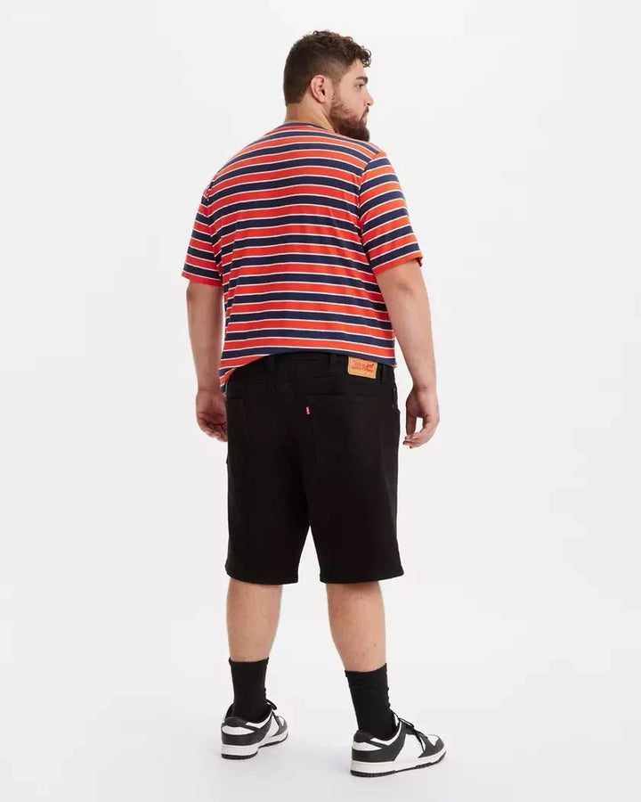 NWT- Levis 405 Mens Black Denim Shorts B&T -Size 54"