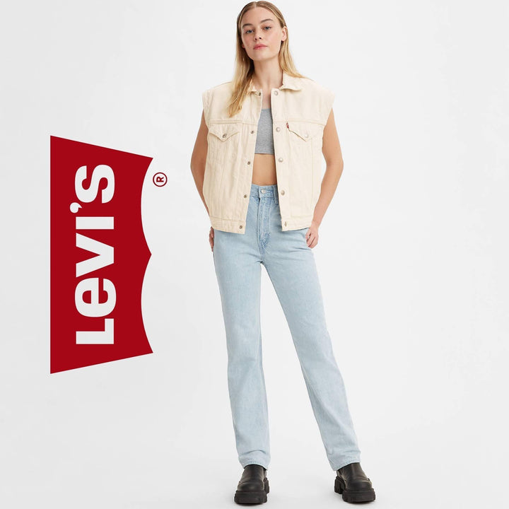 NWT - Levis Wellthread Sleeveless Trucker Jacket - Size L - Jean Pool