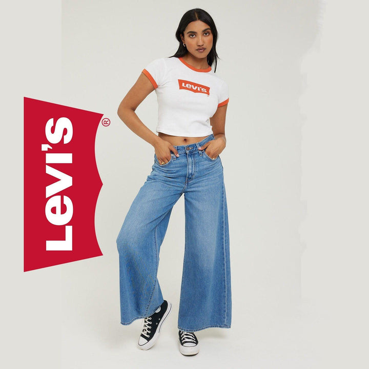 NWT - Levis 'XL Flood' Wide Leg Jeans -Size 28 or 10AU - Jean Pool