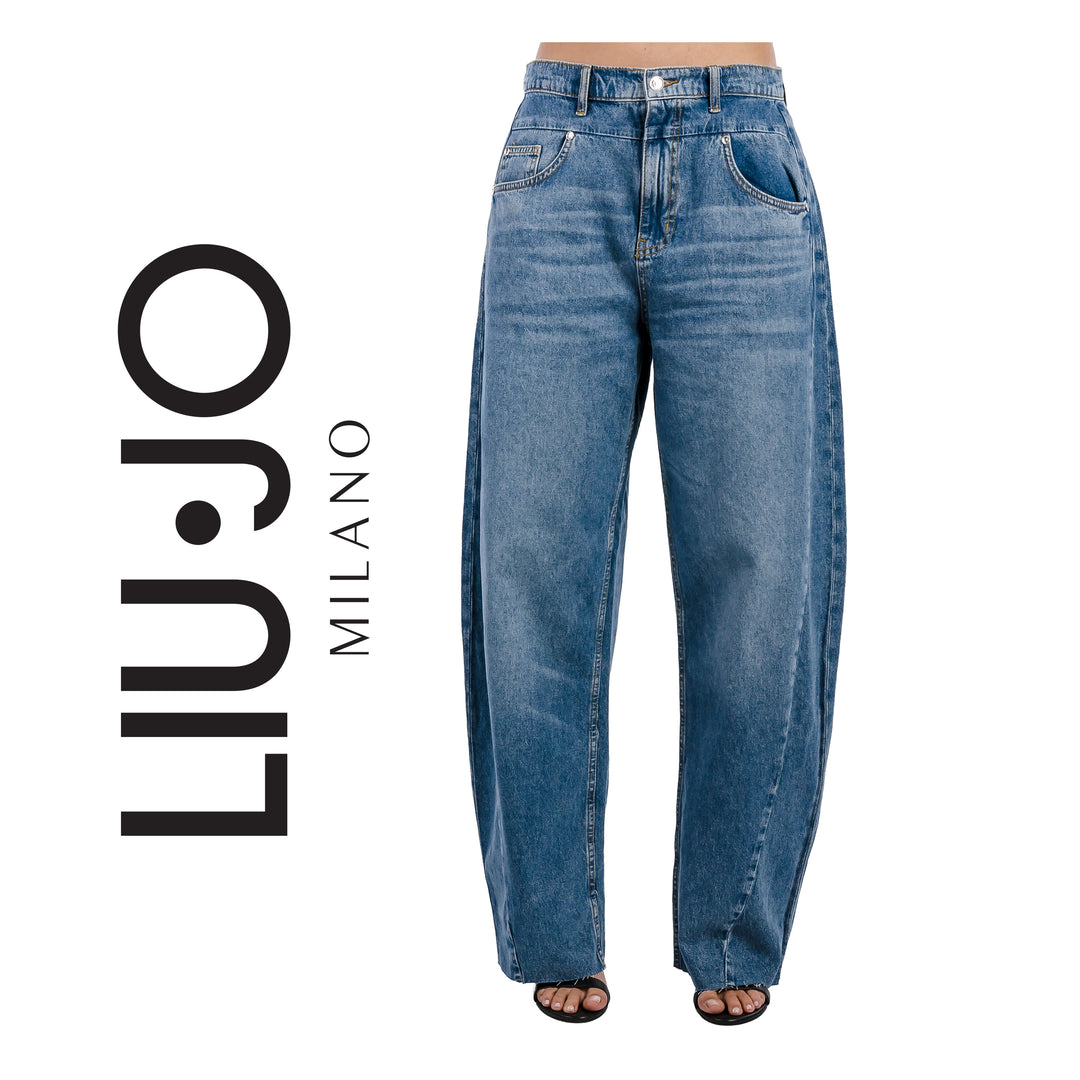 NEW- Liu-Jo Jeans Italian Ladies Barrel Leg Jeans - Size 25