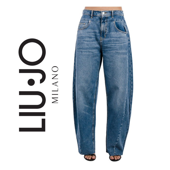 NEW- Liu-Jo Jeans Italian Ladies Barrel Leg Jeans - Size 25