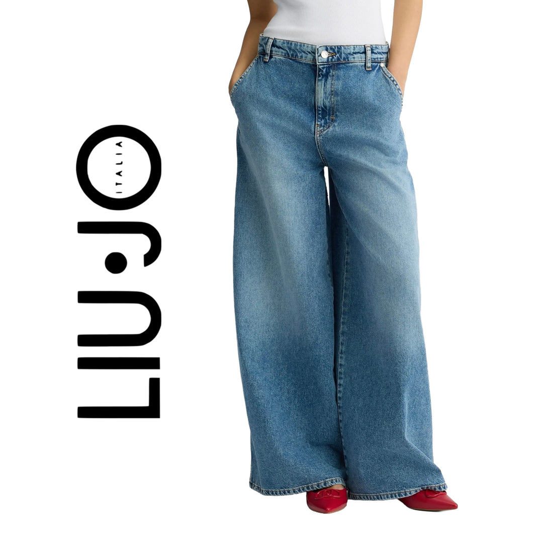 NEW- Liu-Jo Jeans Italian Ladies High Pant Flare Jeans - Size 28