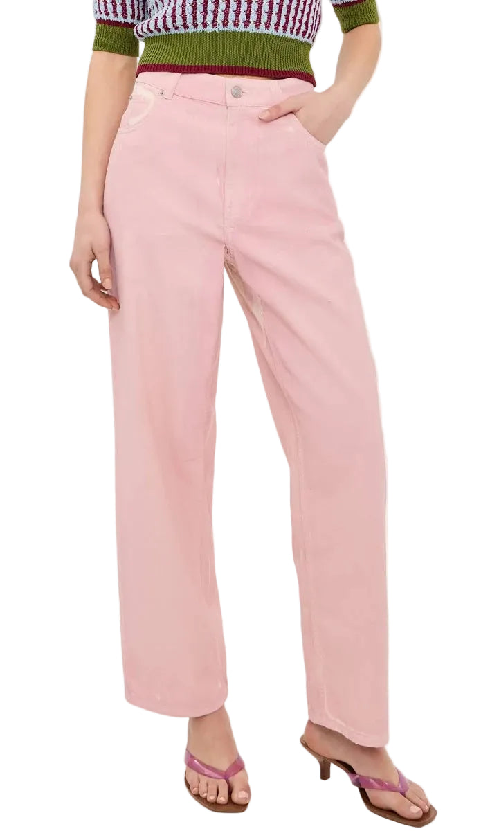 NWT - Marni Italy Pink Candy Straight Jeans- Size M