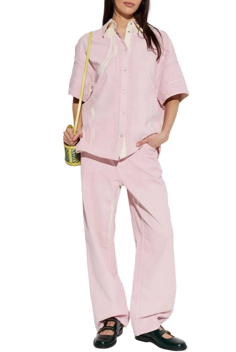 NWT - Marni Italy Pink Candy Straight Jeans- Size M