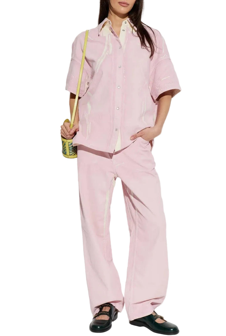 NWT - Marni Italy Pink Candy Straight Jeans- Size M