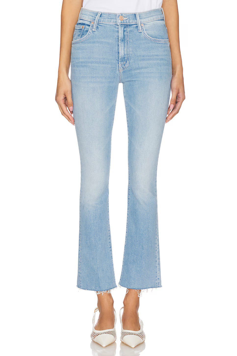 NEW - Mother 'The Insider Ankle Fray' Friendly Reminder Jeans - Size 27