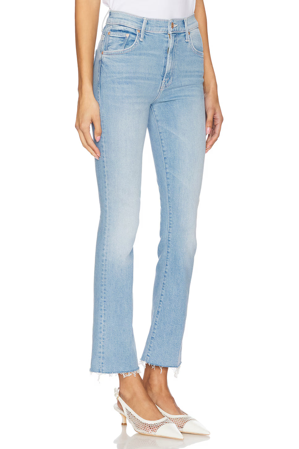 NEW - Mother 'The Insider Ankle Fray' Friendly Reminder Jeans - Size 27