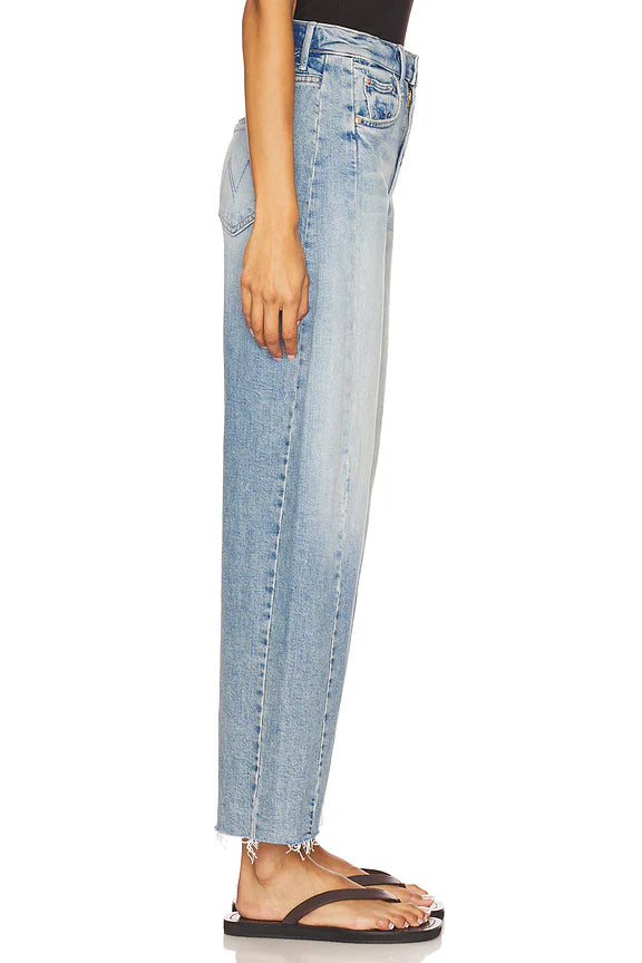 NEW - Mother Superior 'The Half- Pipe Ankle Fray' Barrel Jeans - Size 30