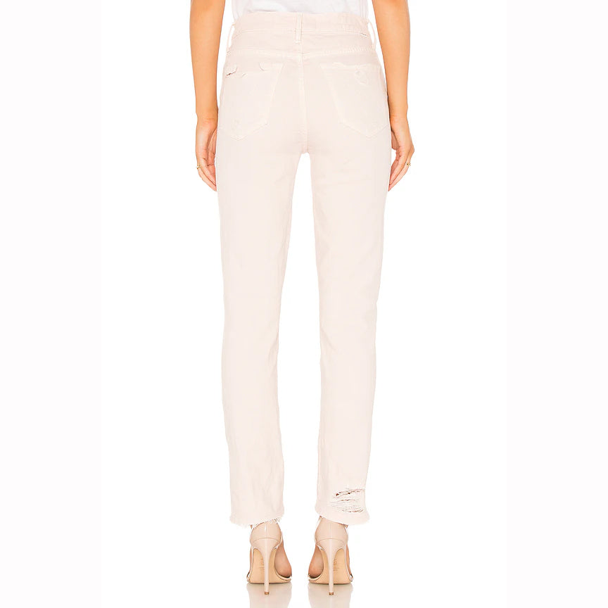 NWT -  Mother 'High Waisted Rascal Ankle' Pink Jeans - Size 27