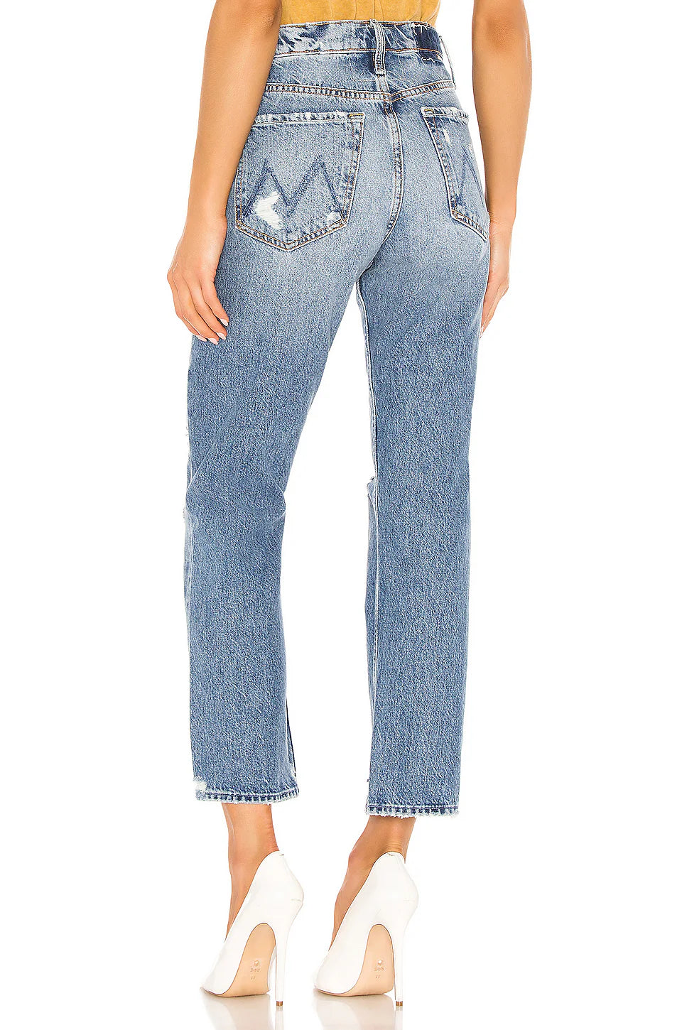 NEW - Mother 'The Tomcat Ankle ' Take Me Even Higher Wash Jeans - Size 29