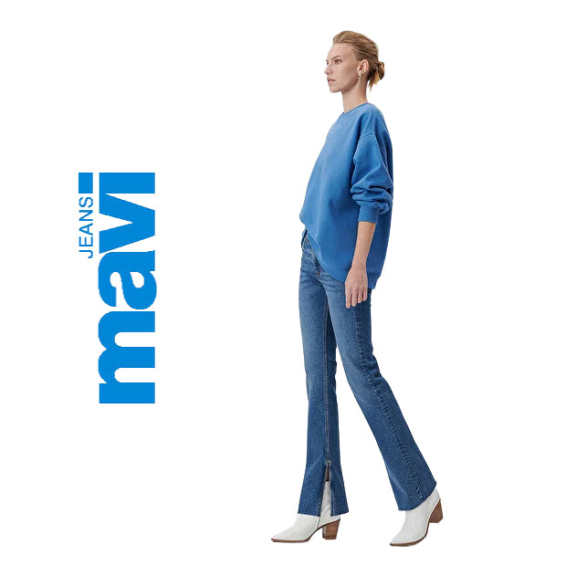 NWT -  Mavi Gold 'Maria Slit' High Rise Flare Jeans -Size 25/32