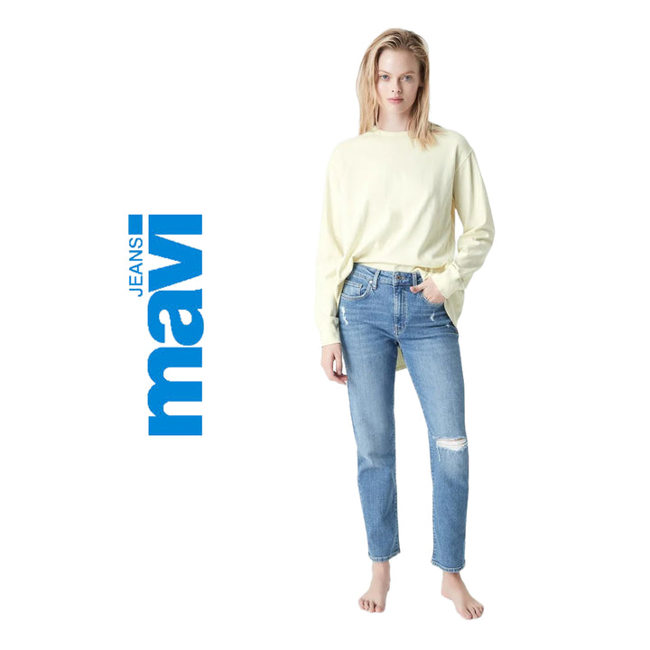 NWT -  Mavi 'Soho' High Rise Girlfriend Jeans -Size 24/31