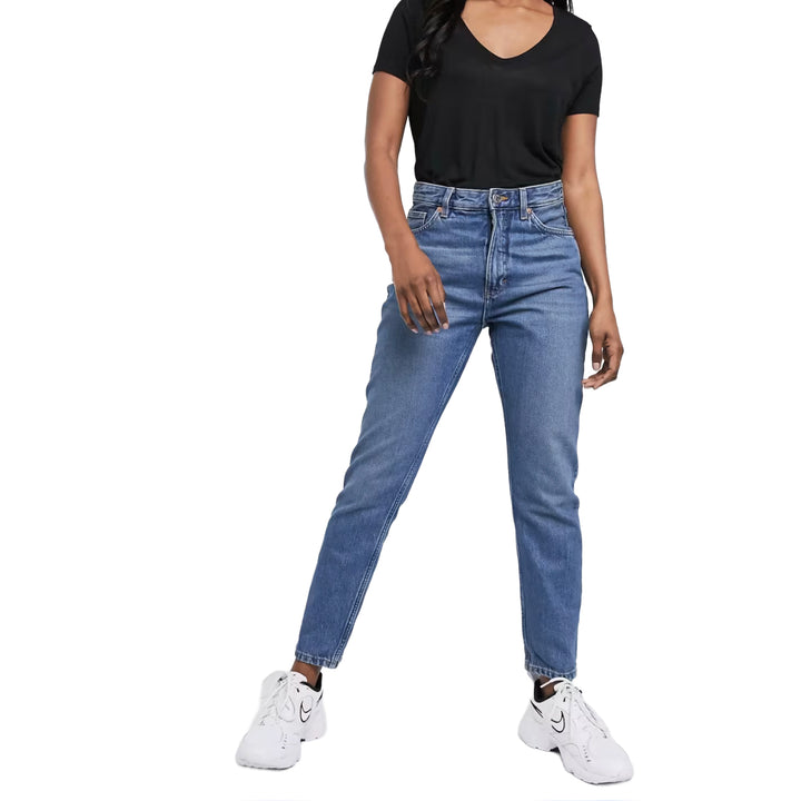 NWT - Monki Kimono High Rise Relaxed Jeans Size - 27"