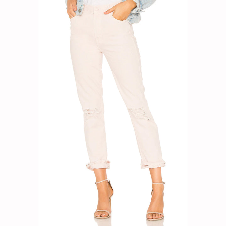 NWT -  Mother 'High Waisted Rascal Ankle' Pink Jeans - Size 27