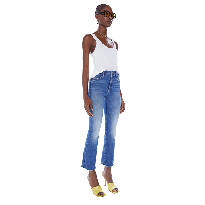 Mother 'The Hustler Ankle Fray' Boot Crop Jeans - Size 24