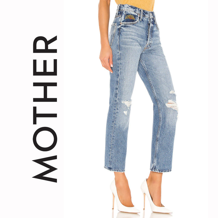 NEW - Mother 'The Tomcat Ankle ' Take Me Even Higher Wash Jeans - Size 29