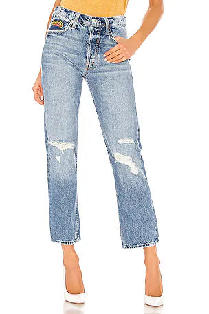 NEW - Mother 'The Tomcat Ankle ' Take Me Even Higher Wash Jeans - Size 29