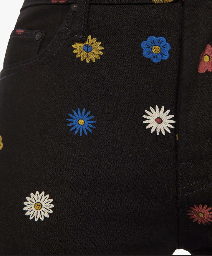 NEW - Mother 'The Insider Flood' Fresh as a Daisy Jeans - Size 27