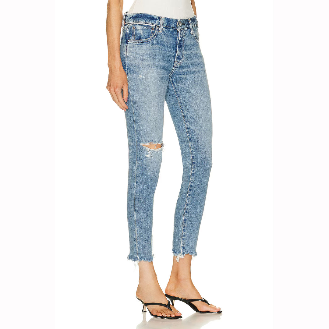 NWT- Moussy Vintage Made in Japan Distressed 'Depew' Jeans- Size 28