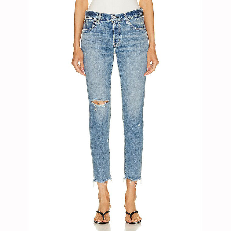 NWT- Moussy Vintage Made in Japan Distressed 'Depew' Jeans- Size 28
